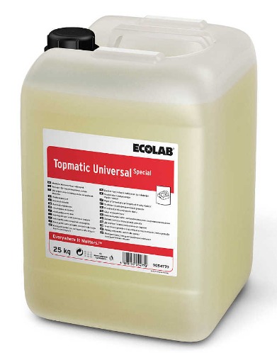 Detergent lichid pentru masinile de spalat vase TOPMATIC UNIVERSAL SPECIAL 25kg Ecolab